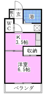 サニーヒルズ西船橋【1階】の間取り