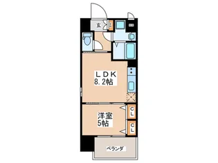 Cherry Blossom 真田山【2階】の間取り