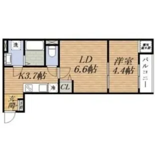 ファインレジデンシア【3階】の間取り