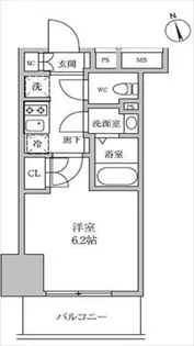 レジディア蒲田IV【5階】の間取り