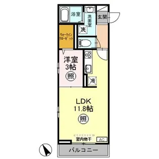 La-Vespaかごはら【2階】の間取り