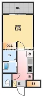 デ・クメール寺町通り【3階】の間取り