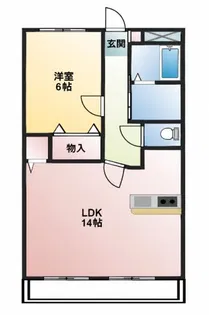 コバビレッジA棟【3階】の間取り