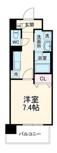PROSPERITY梅田レジデンス【4階】の間取り