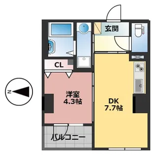 新鎌ケ谷FタワーII【6階】の間取り