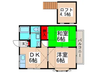 ヒノコ-ポ【2階】の間取り