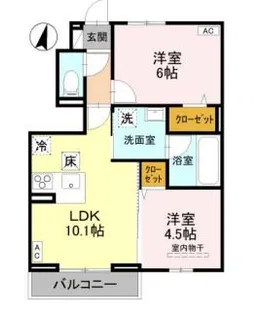 Plumeria【1階】の間取り