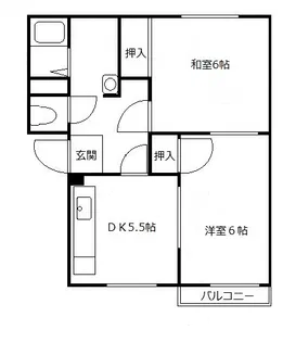 ユーハイム【1階】の間取り