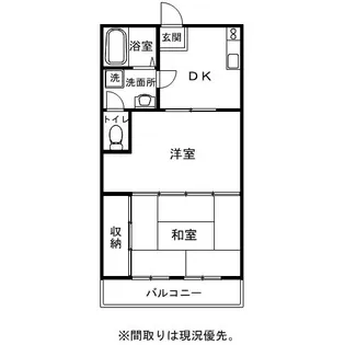 パークテラス加納【1階】の間取り