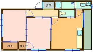 広島県呉市本通5【マンション】の間取り