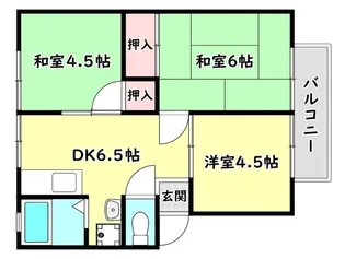 大阪府寝屋川市高柳5【アパート】の間取り
