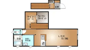 栃木県宇都宮市千波町【アパート】の間取り
