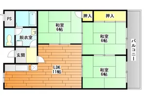 ドリーム松村【4階】の間取り