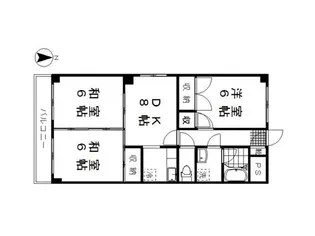 YSビル島田【3階】の間取り