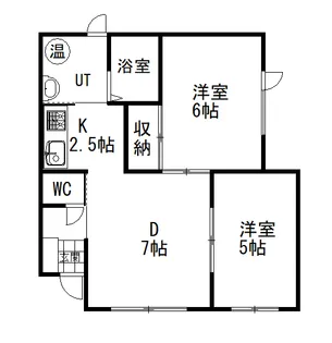 ボヌール幸【2階】の間取り