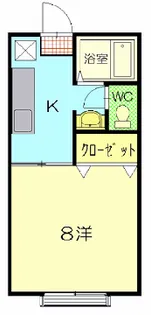 山口県山口市吉田【アパート】の間取り