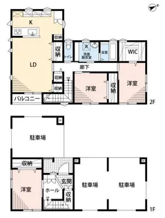 千葉県柏市柏【一戸建】の間取り