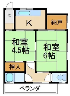 大阪府寝屋川市田井町【アパート】の間取り