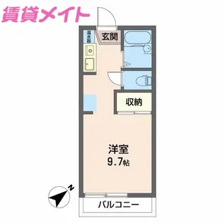 クレール朝日ヶ丘【2階】の間取り