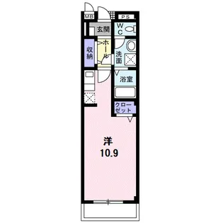 メゾンノワール【2階】の間取り