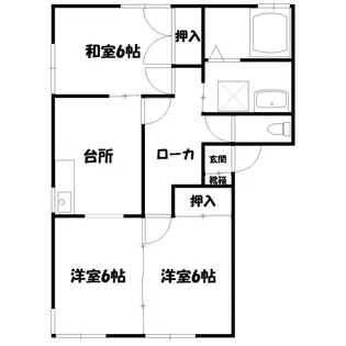 メゾン・ド・パルティル【2階】の間取り