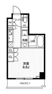 1Kの間取り画像