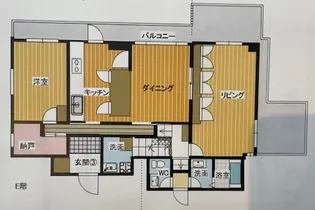 ヒルクレーン芦屋【3階】の間取り