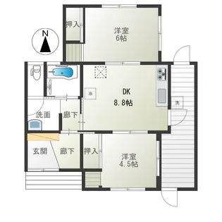 静岡県駿東郡長泉町下土狩【一戸建】の間取り