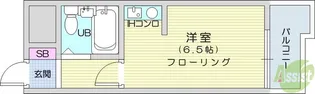 朝日プラザ五橋3【5階】の間取り