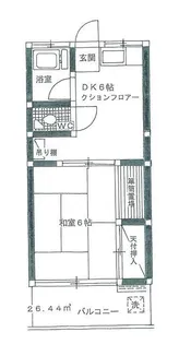 コーポ保谷【2階】の間取り