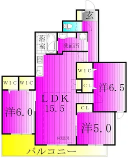 アレーズKASHIWANOHA【2階】の間取り