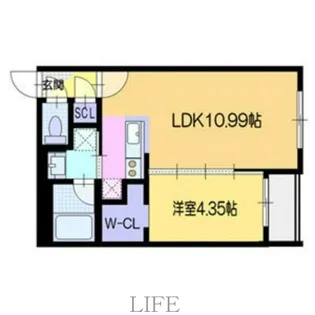 ラ・シュエットドルチェ【2階】の間取り