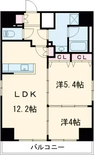 八番館【6階】の間取り