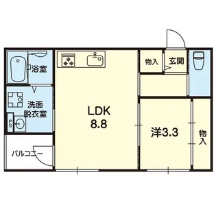 ステラ大津駅southI【1階】の間取り