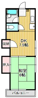 戸越ニューコーポ【2階】の間取り