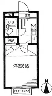 東京都世田谷区桜上水2【アパート】の間取り
