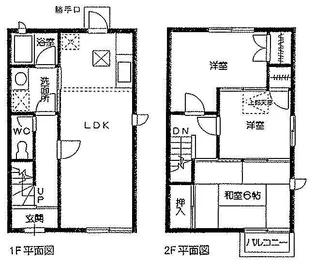 アンソフィー1号館の間取り