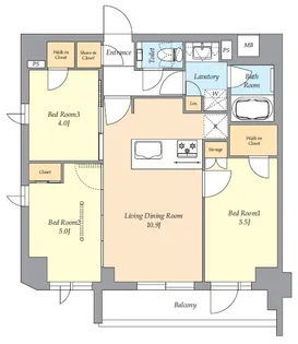 AIFLAT渋谷西原【5階】の間取り