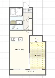 la fotuna【2階】の間取り