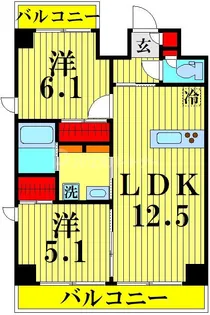 埼玉県さいたま市大宮区仲町2【マンション】の間取り