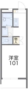 レオパレスツカサ【1階】の間取り
