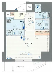 リヴシティ上野入谷グロース【3階】の間取り