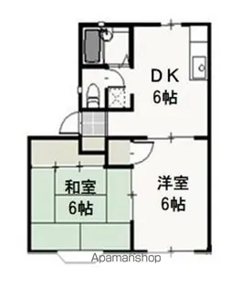 ニューハウン F【1階】の間取り