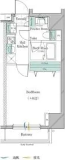 ガリシア平和島【7階】の間取り