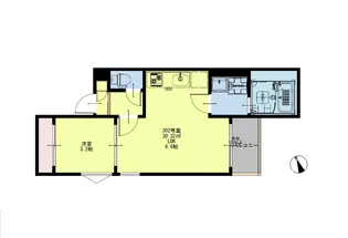 REGALEST菊菜【3階】の間取り