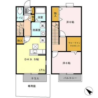 千葉県四街道市もねの里3【一戸建】の間取り