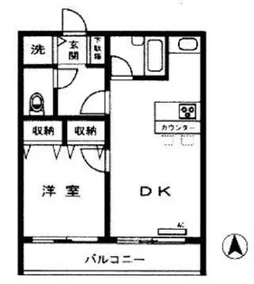ルミネ三田【3階】の間取り