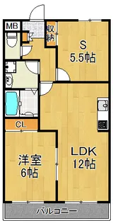 新川崎シティスクエア【1階】の間取り