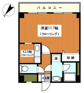 レイナス片倉【2階】の間取り