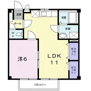 三重県四日市市大治田3【アパート】の間取り